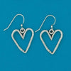 Heart Wire Earrings