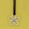 Daisy Suede Cord Necklace