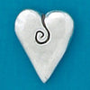 Spiral Heart (no writing) Coin