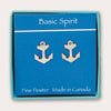 Anchor Stud Earrings (BOXED)
