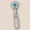 Flower Pate Knife (Turq.) (BOXED)