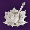 Leaf Salt Cellar w/spoon