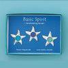 3 Seastars Seaglass Med. Magnet Set (BOXED)