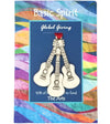 3 Guitars The Arts Global Ornament