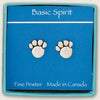 Paw Print Stud Earrings (BOXED)