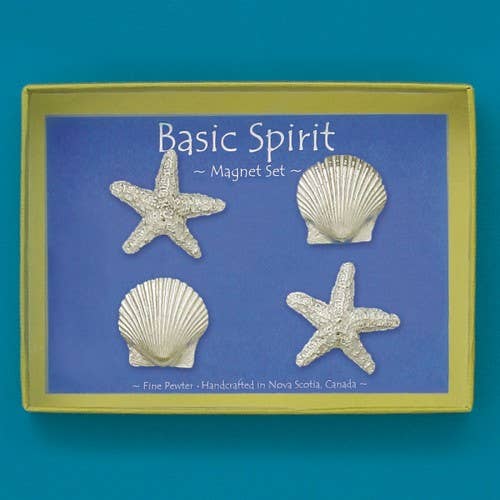 Shells (4pc) Med. Magnet Set (BOXED)