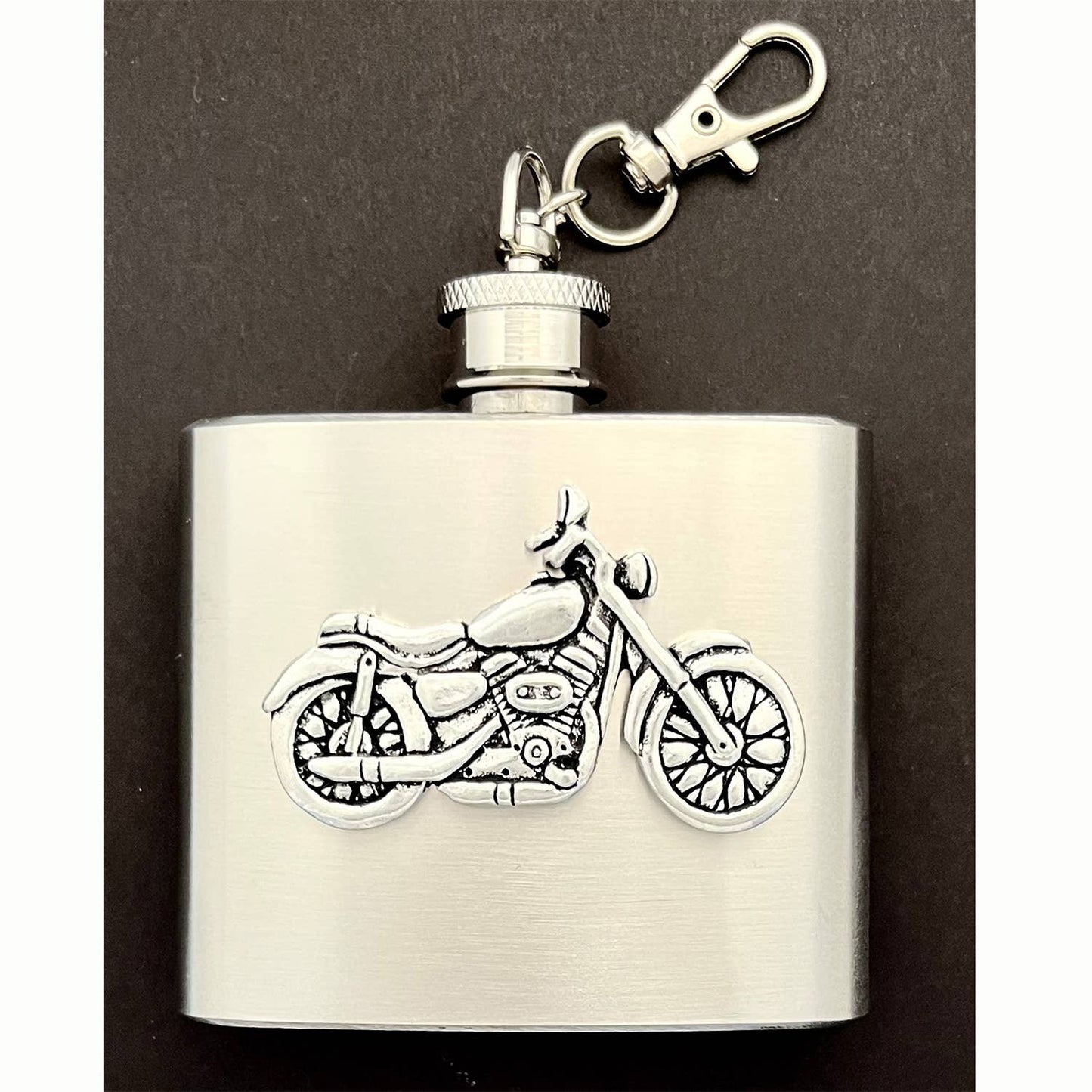 Motorcycle Keychain Flask (2 oz)