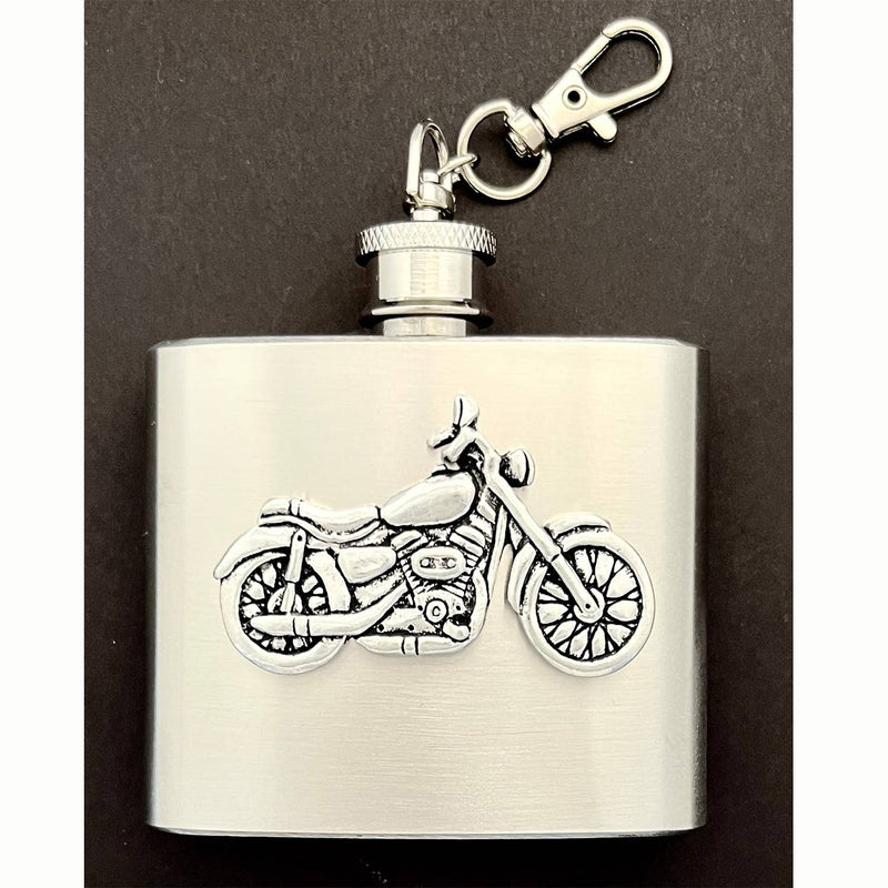 Motorcycle Keychain Flask (2 oz)