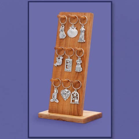 Keychain Display- 9 pegs