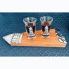 Lighthouse Double Shot Glass Board