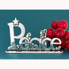 Peace standing plaque