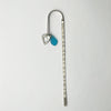 Heart Bookmark w/Turq Seaglass