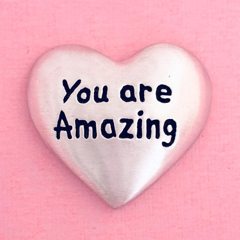 You Are Amazing Small Heart Token