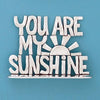 Sunshine Large Standing Word Plaque (BOXED)