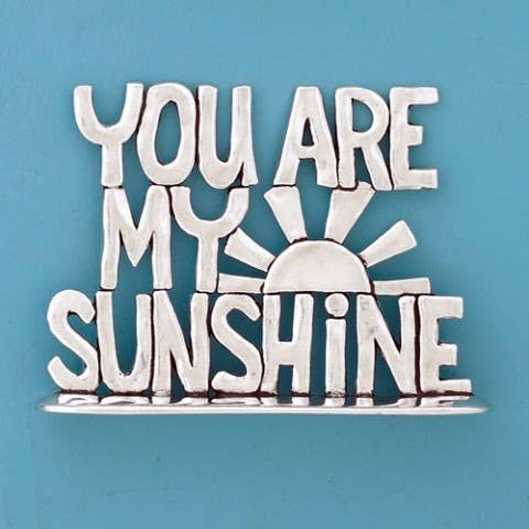 Sunshine Large Standing Word Plaque (BOXED)
