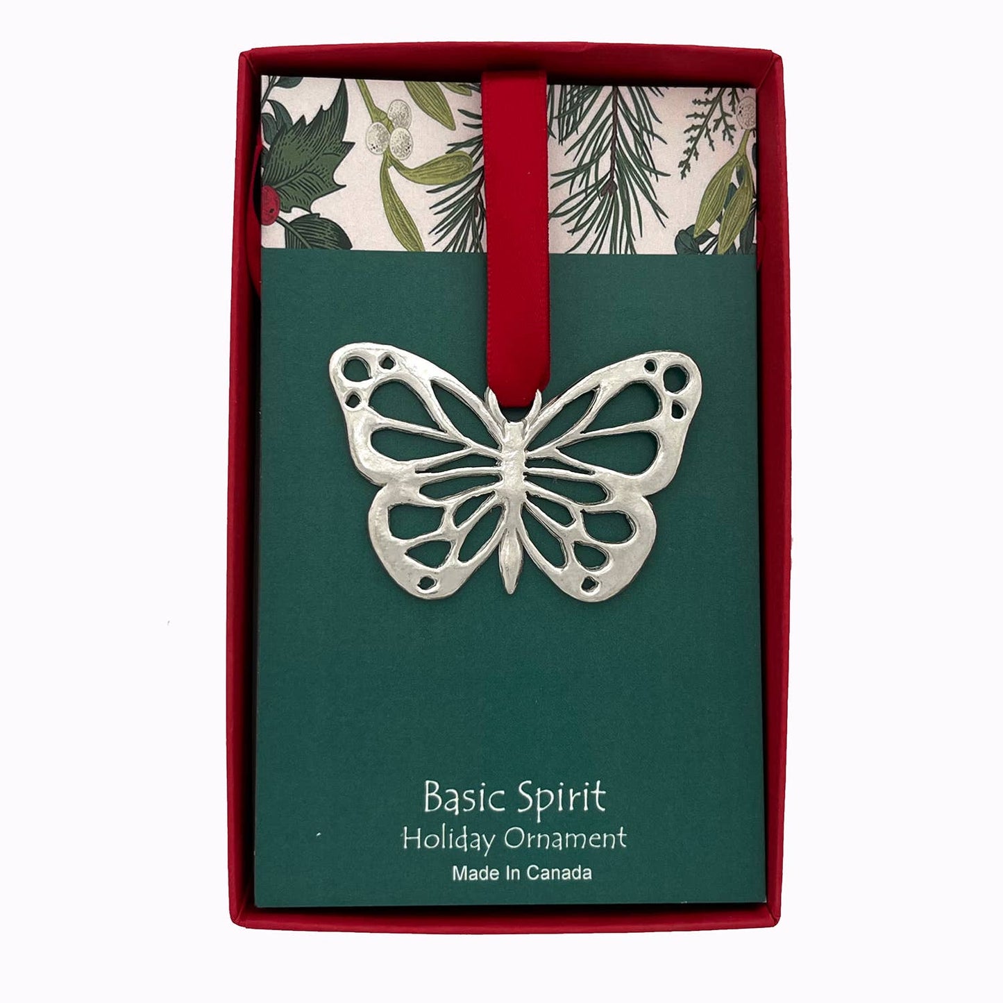 Butterfly Holiday Ornament  (BOXED)