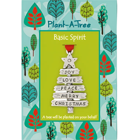 Word Tree Plant A Tree Ornament