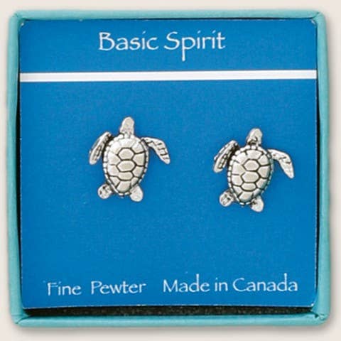Turtle Stud Earrings (BOXED)