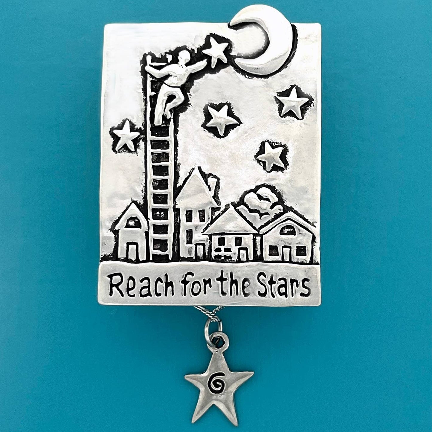Reach for Stars wish box w/necklace