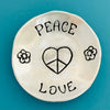 Love and Peace Lg Charm Bowl