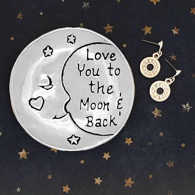 Moon Love You Lg Charm Bowl (BOXED)