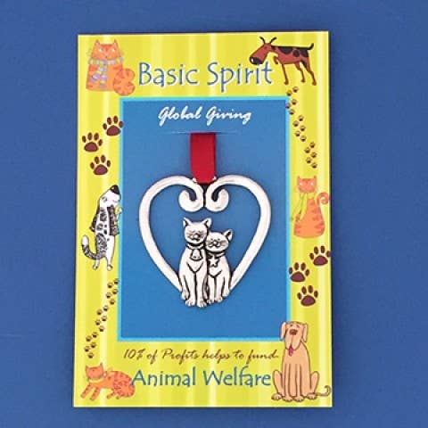 Heart Cats Animal Welfare Global Ornament