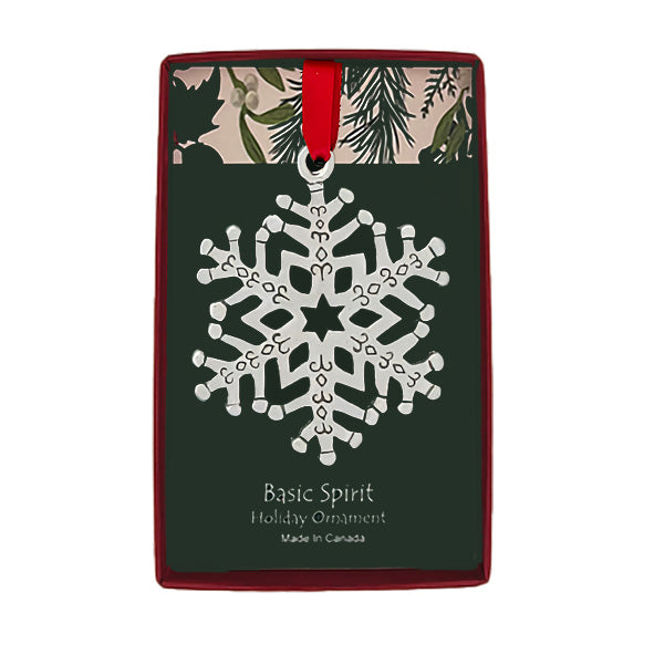 Lg Snowflake Holiday Ornament (BOXED)