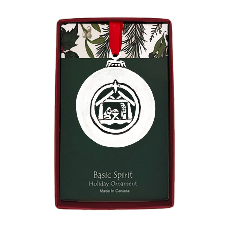 Nativity Ball Holiday Ornament