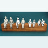 Family Set w/Wood (9pc)