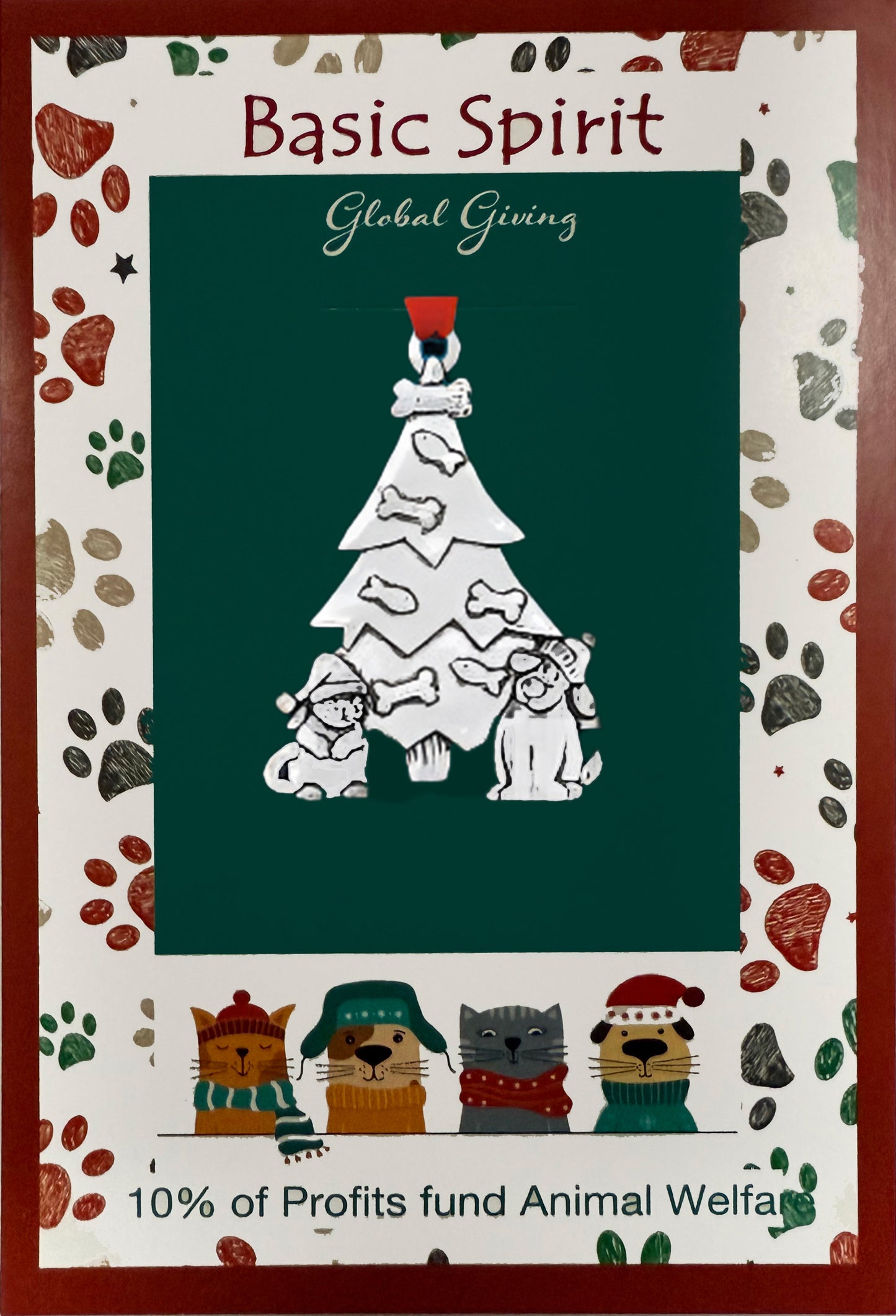 Dog/Cat Tree Animal Welfare Global Giving Orn.