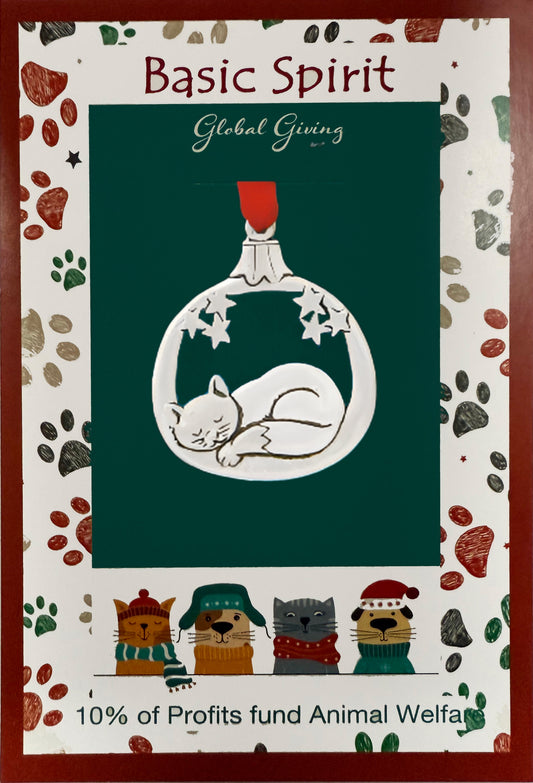 Sleepy Cat Animal Welfare Global Giving Orn.