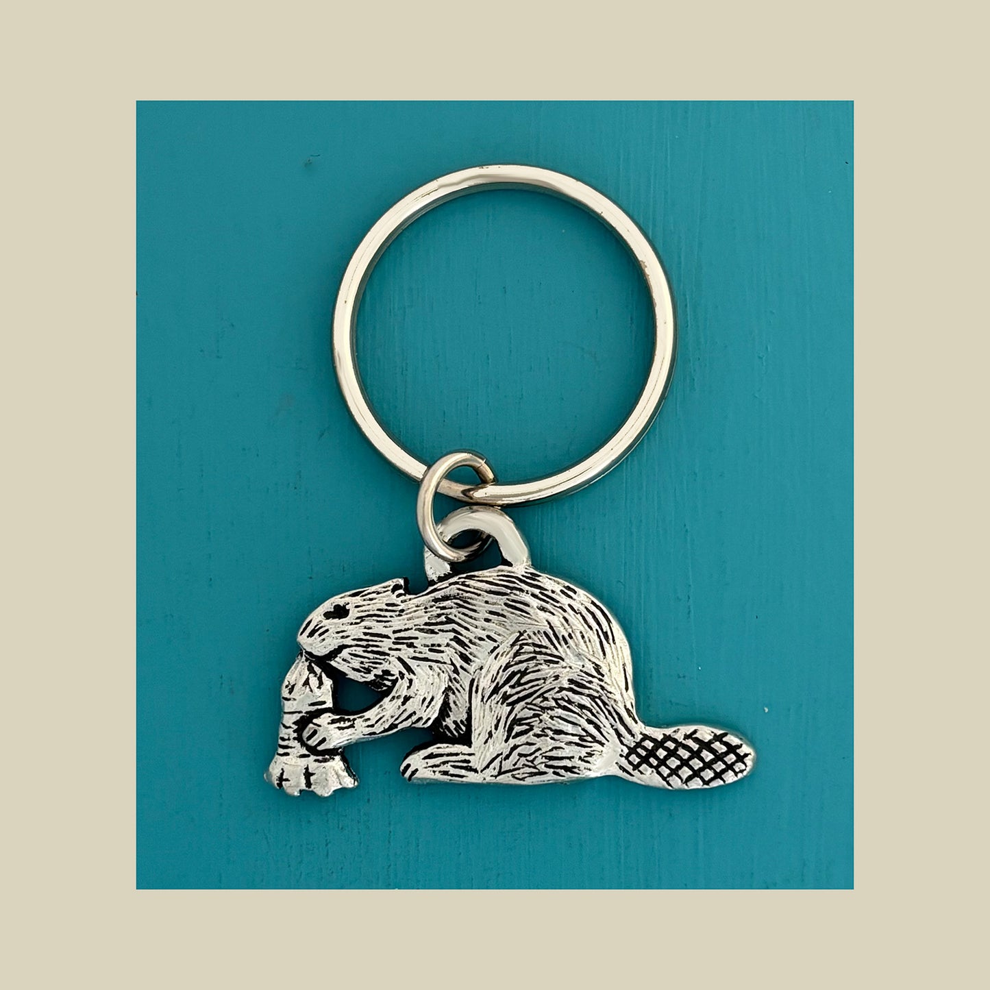 Beaver Keychain