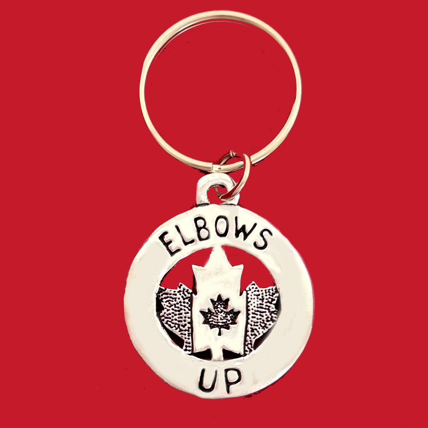 Elbows Up Keychain