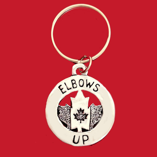 Elbows Up Keychain