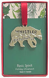 Whistler Bear Holiday Ornament