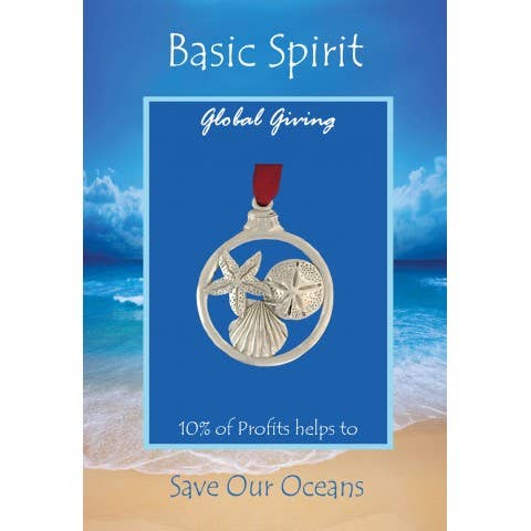 Shells in ball - Oceans Global Giving Ornament