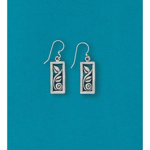 Leaf Scroll Earrings
