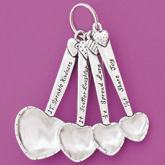 Heart Meas. Spoons - no hook (BOXED)