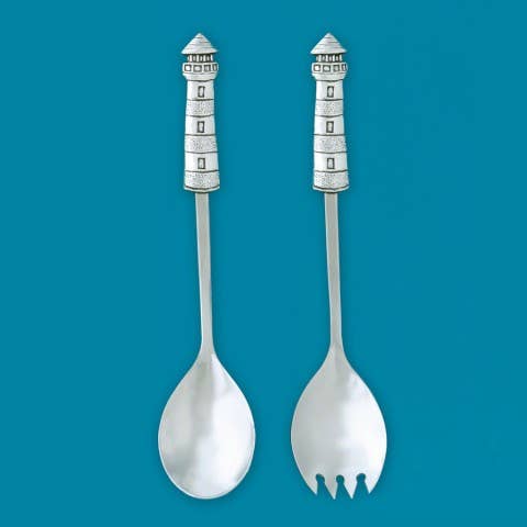Lighthouse Salad Servers