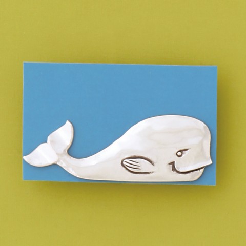 Whale Business Card/Photo Holder