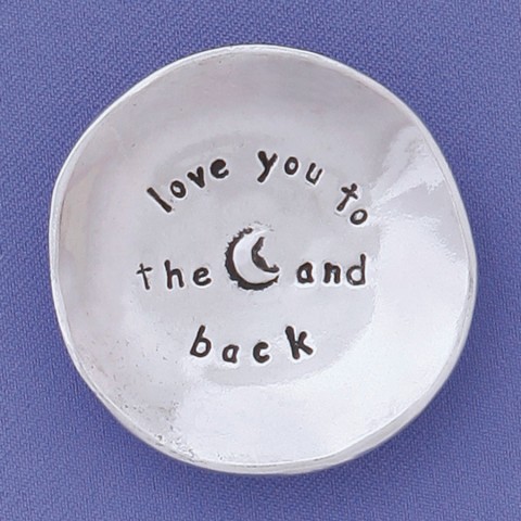 Love You To The Moon Charm Bowl (Boxed)