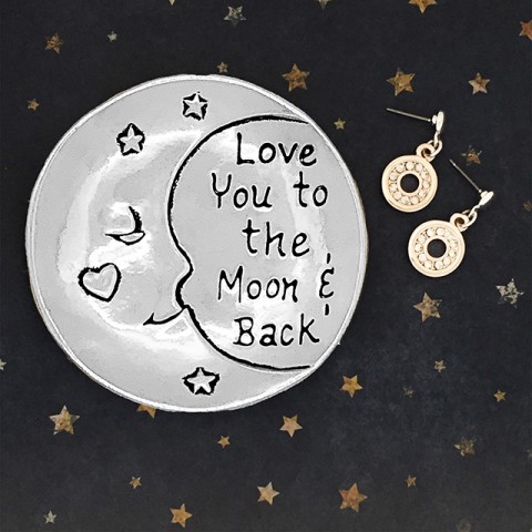 Love You Moon Large Charm Bowl (Boxed)