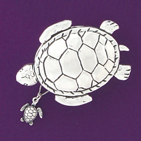 Turtle Wish Box w/Turtle Necklace