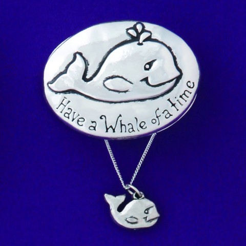Whale Wish Box W/Whale Necklace