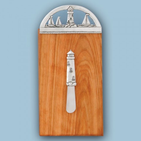 Lighthouse Mini Board w/ Sm. Lighthouse Pate Knife