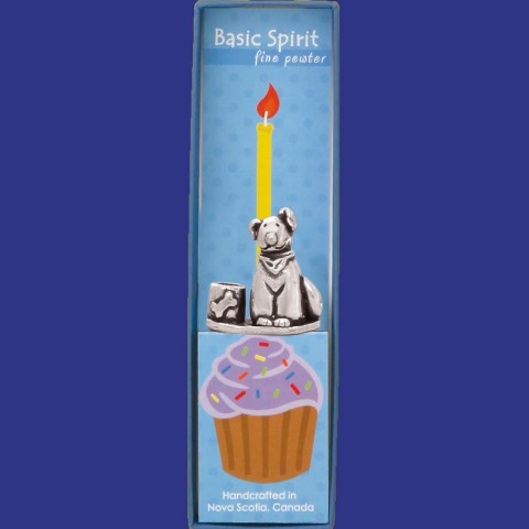Dog Birthday Candle Holder