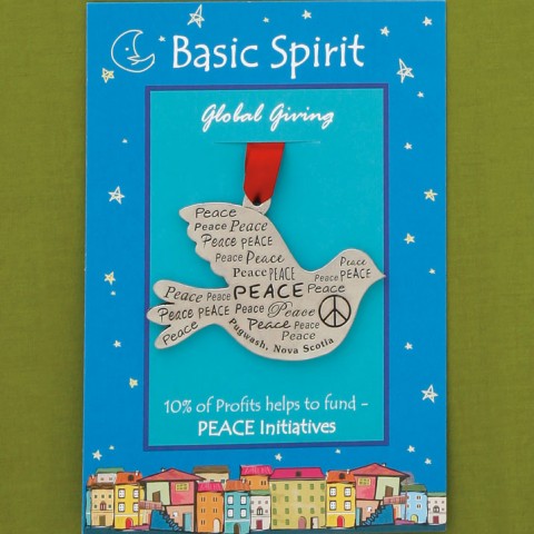 Word Dove Global Peace Initiatives Global Giving Ornament