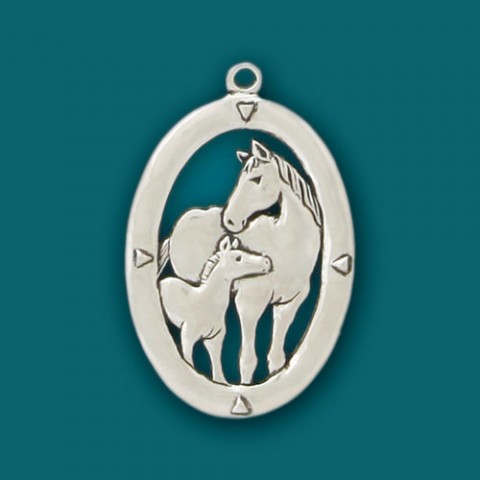 Mare & Foal Holiday Ornament