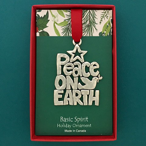 Peace On Earth Ornament (Boxed)