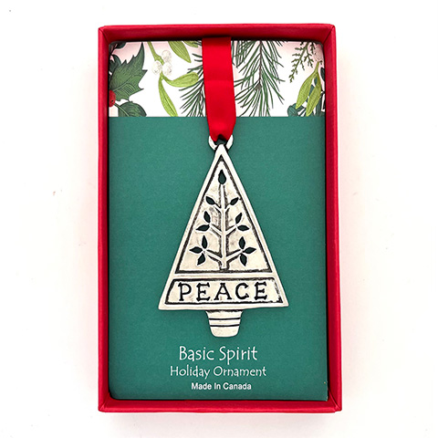 Peace Tree Christmas Ornament (Boxed)